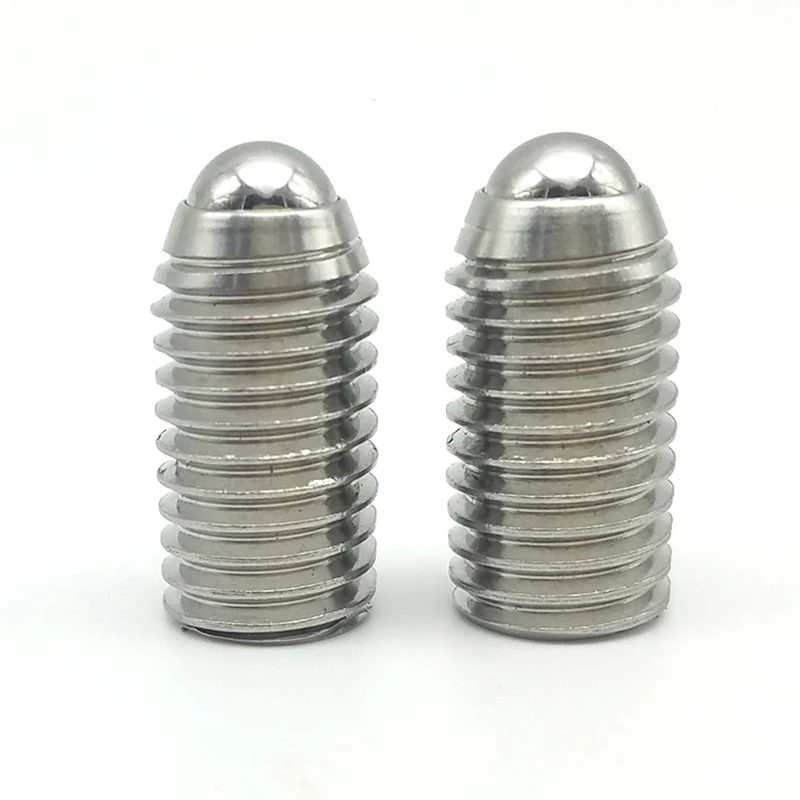 High Quality GN615.3 Heavy Load Spring Plunger 29~35HRC~ SCM435 Hexago Ball Spring Plunger