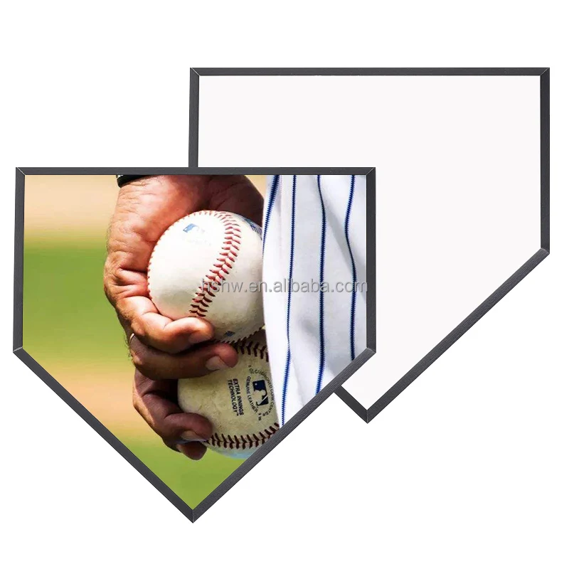 Фото памятные подарки DIY Сублимация деревянная награда чистый белый MDF домашняя тарелка сублимационная бейсбольная табличка