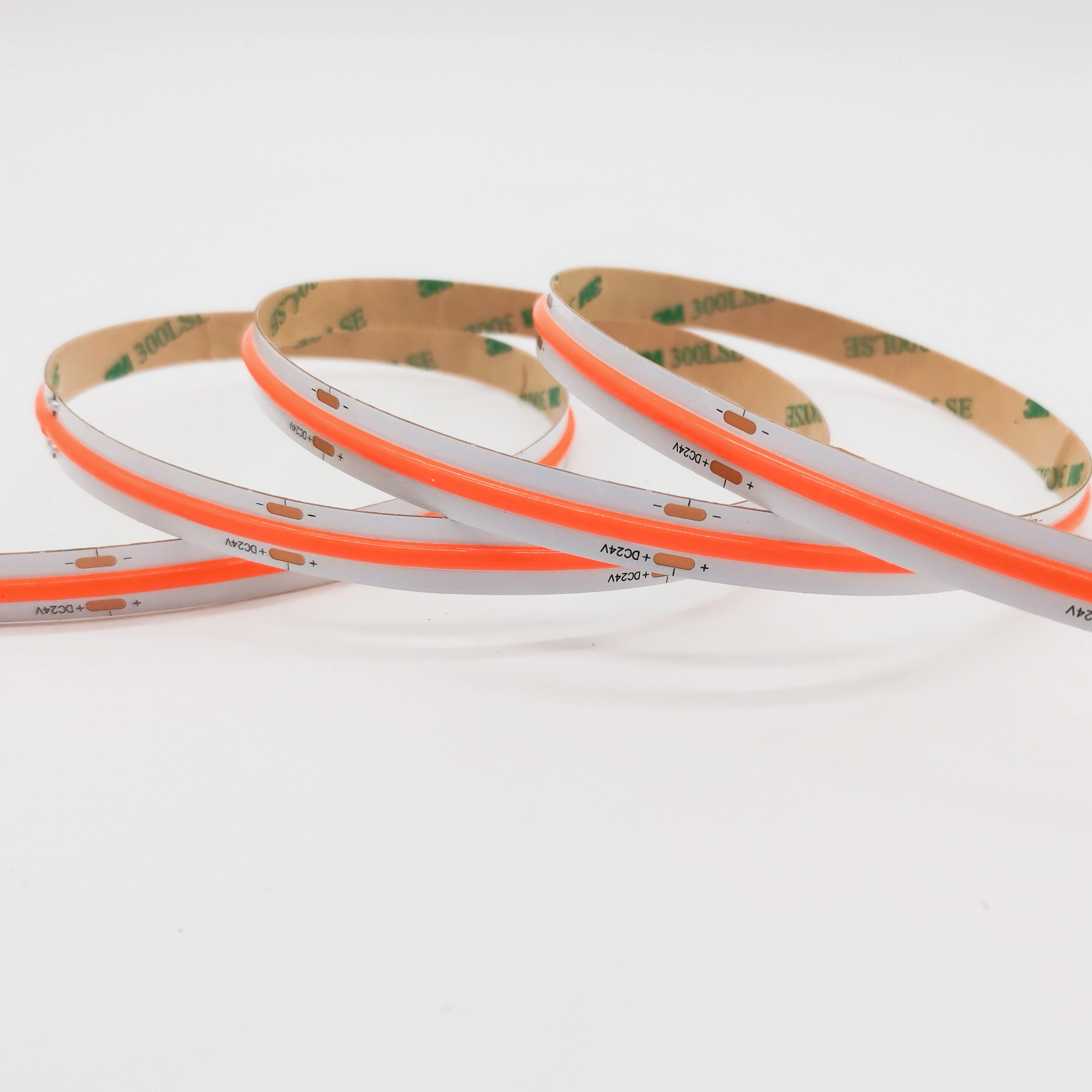 inlux factory  IP20 IP65 24v 12v car flexible light stripe 480 leds red pink green rgbw rgb cob  led  strip light