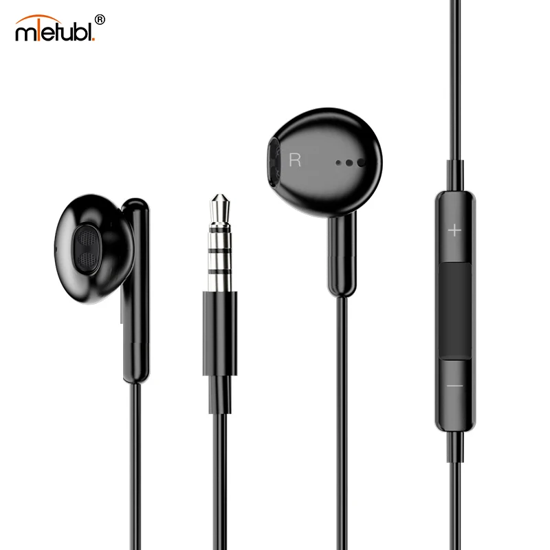 Mietubl universal HIFI noise reduction Wired headset  Earphone 3.5mm audio interface one-button control headset for Huawei