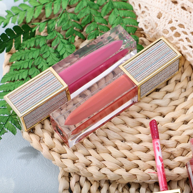 New Arrival Glitter Mositure Shiny Lipgloss Glossy Customize Lip Gloss Private Label