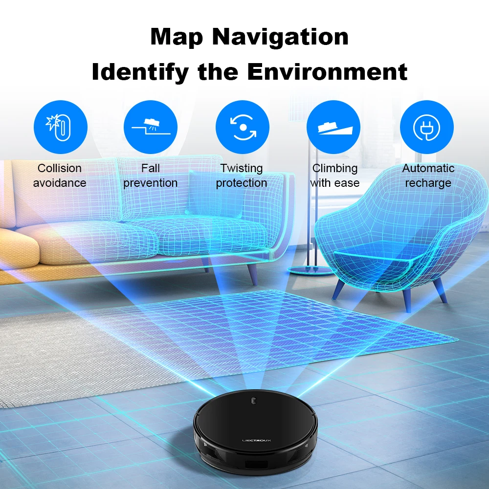 High-end Robot Vacuum Cleaner & Mop with Self Emptying Dock OEM Customized Design