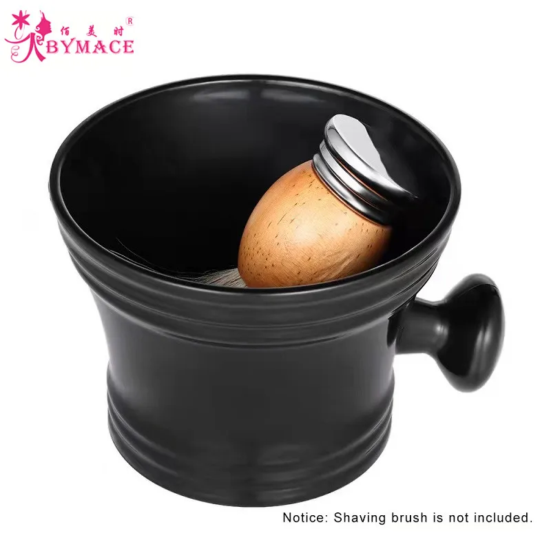 Оптовая продажа с фабрики пластиковая чаша для бритья под заказ мыла мужчин пены