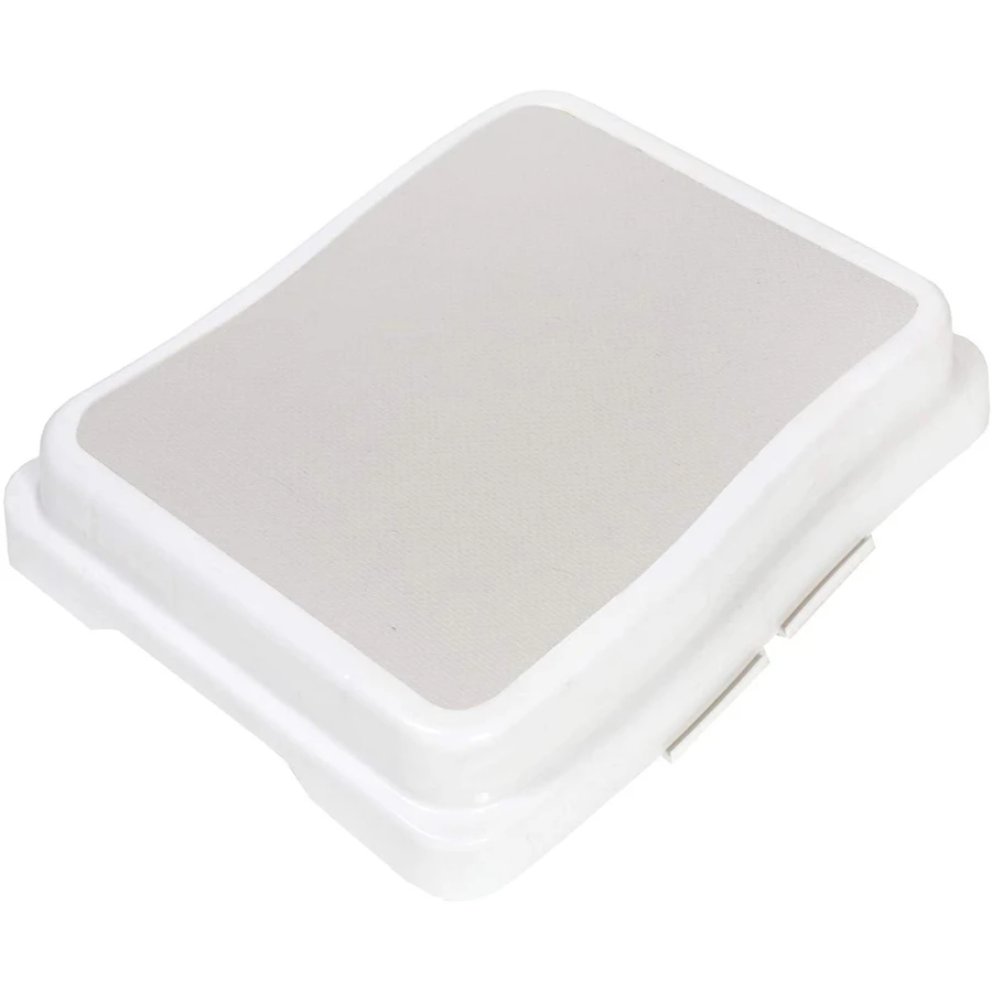 White Factory Price Plastic Stackable Bath Shower Step Stool, Anti-Slip Stepping Surface Bath Step