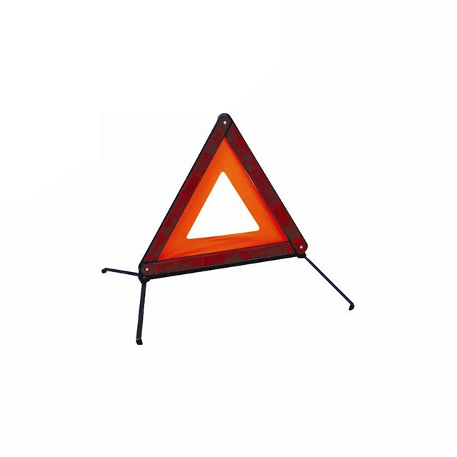 Car Triangle Safety Warning Reflective For Day and Night Foldable Emergency parking sign