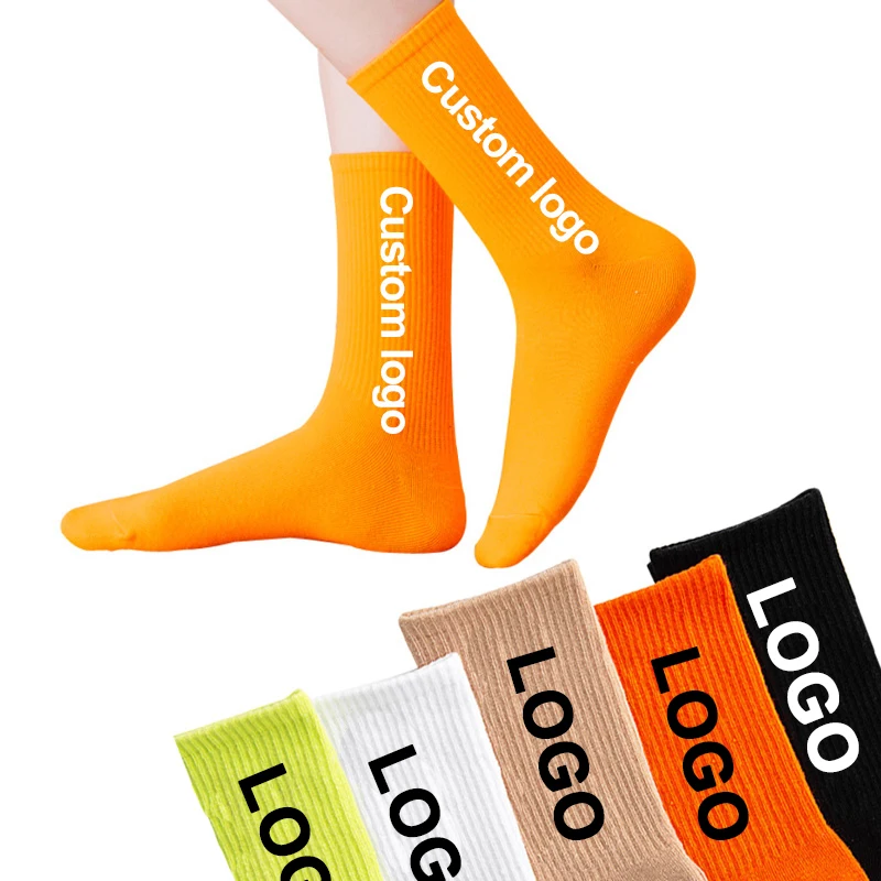 YY-045 Custom Made Your Own Logo Bamboo Crew Oem Men Socks Designs Custom Woven Socks