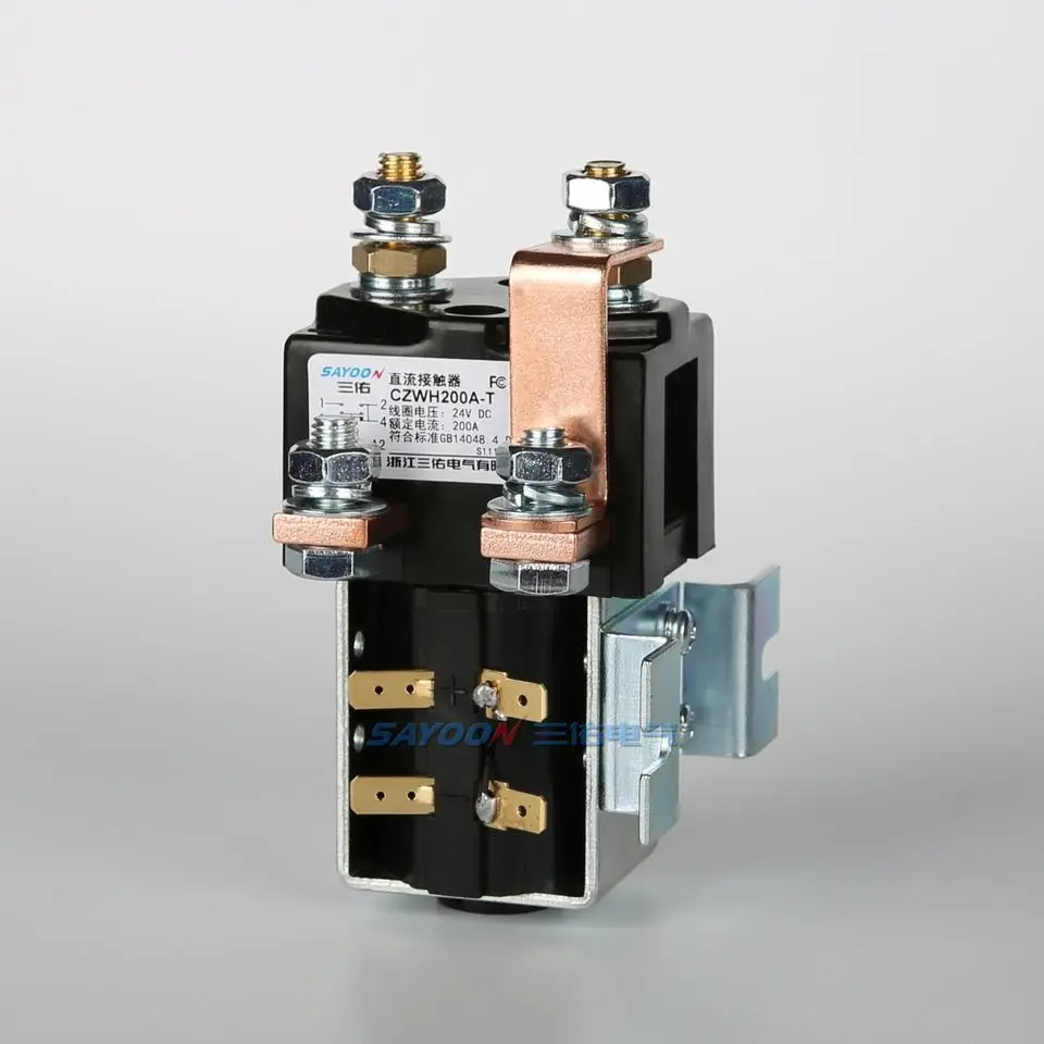 SAYOON Direct current contactor CZWH200A-T,SW195 DC power electric contactor Magnetic Contactor