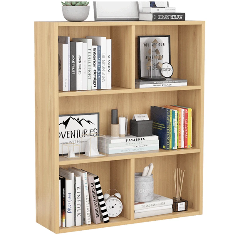 Wooden book shelf children book rack large capacity wholesale