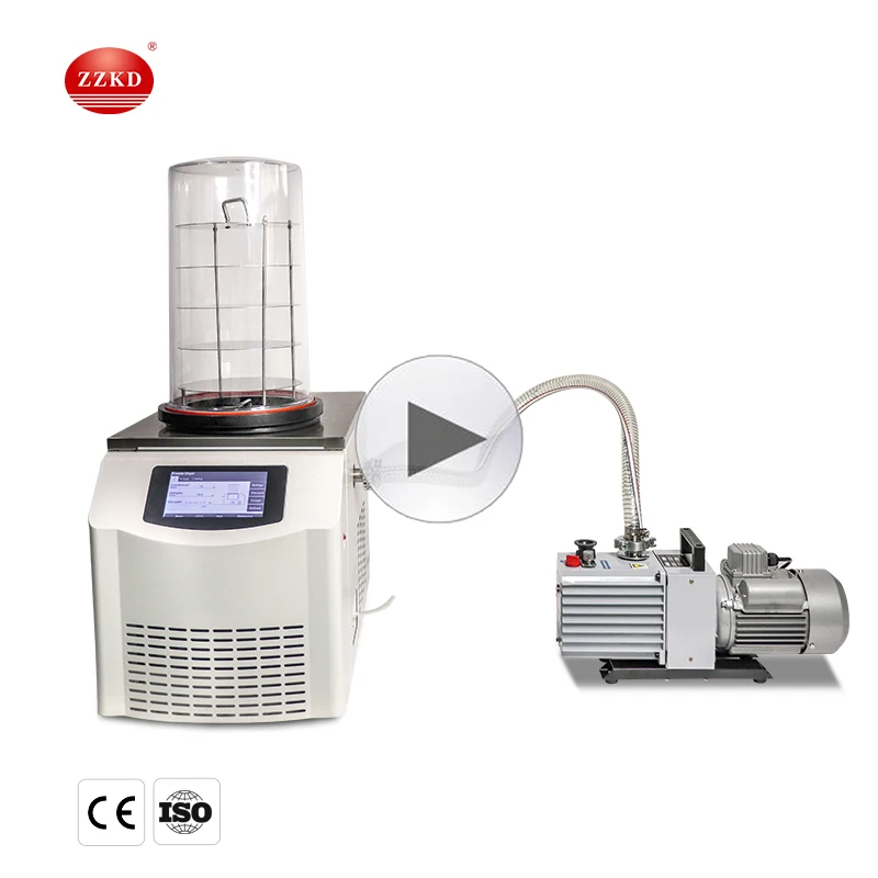 Drying Room Multi-Manifolds mini Laboratory Food Freeze Dryer Lyophilizer Lyophilized Food Liofilizador