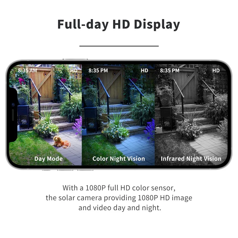 K&F Concept solar wifi camera surveillance outdoor solar hd 1080p intelligent solar energy alert ptz camera