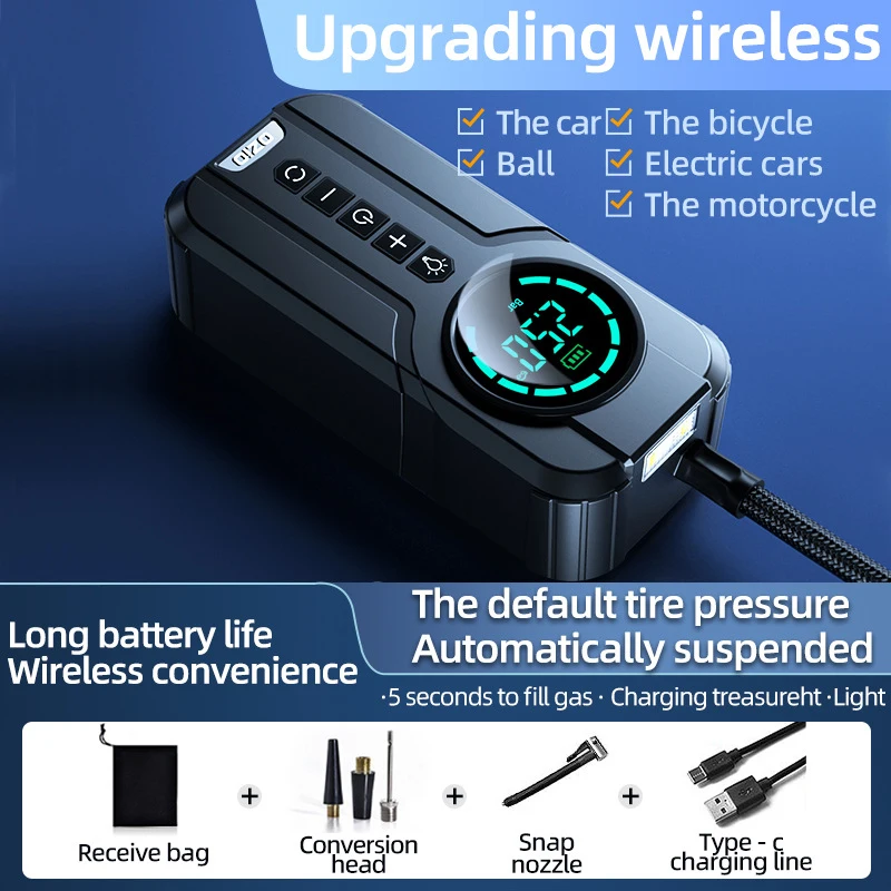 Fast response Time Portable Tire Inflator Compressor 12V for Cars It uses the same battery as Tesla
