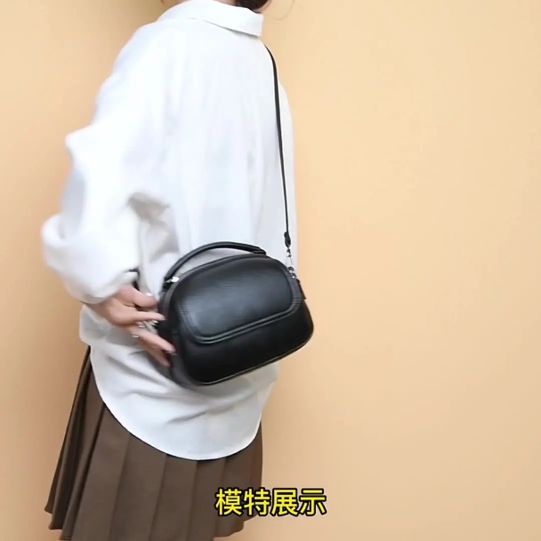 2024 new leather pu Lightness small crossover cross body bag for ladies fashion and high quality handbags