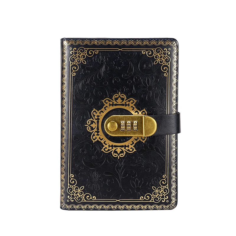 Оптовая продажа оригинальная многофункциональная записная книжка с паролем A5 замком для студентов новый рекламный товар