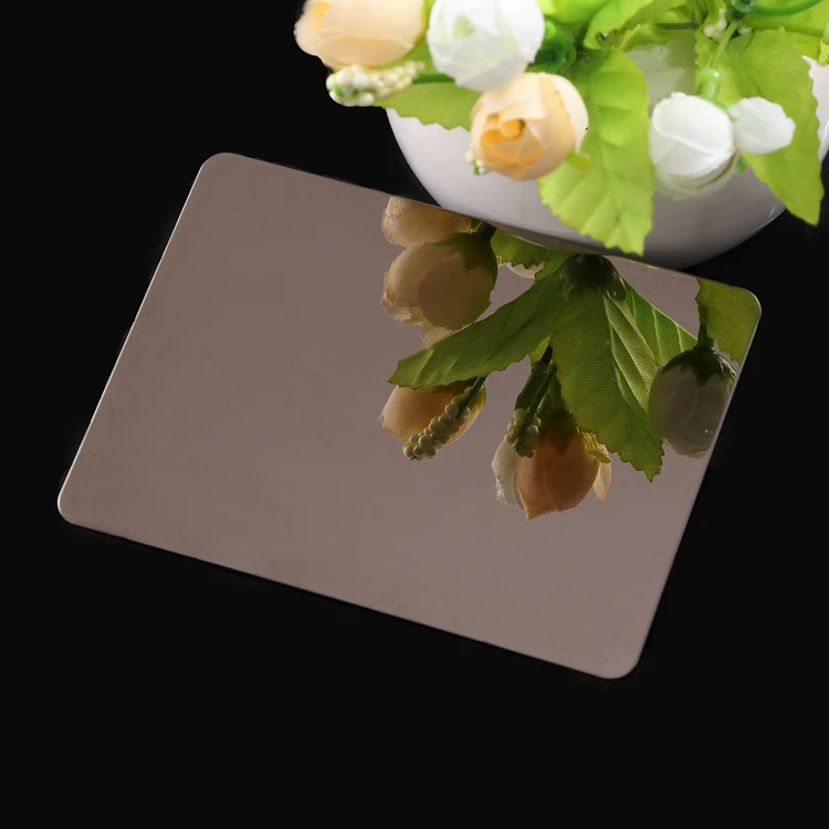 China manufacture new design gold rose 4* 8 stainless steel sheets plate board for decoration