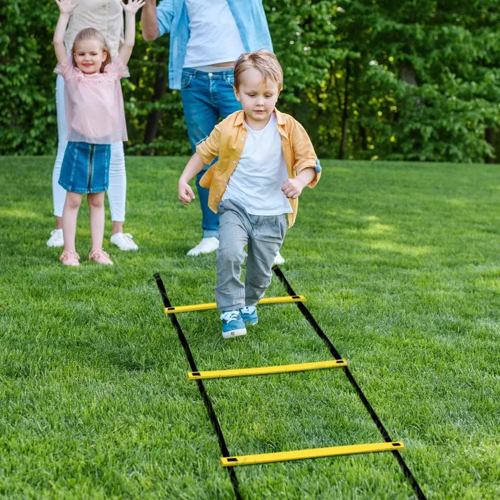 13 Rung Agility Ladder Speed Ladder Soccer Training Heavy-duty Plastic Rungs and Durable Nylon Straps for Outdoor