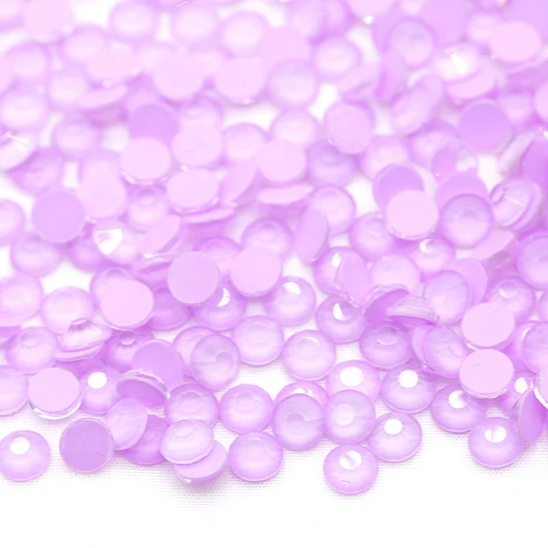 New Color Ss6-Ss30 Glass Flatback Neon Rhinestones purple non hotfix bulk For Nail Crystal Craft