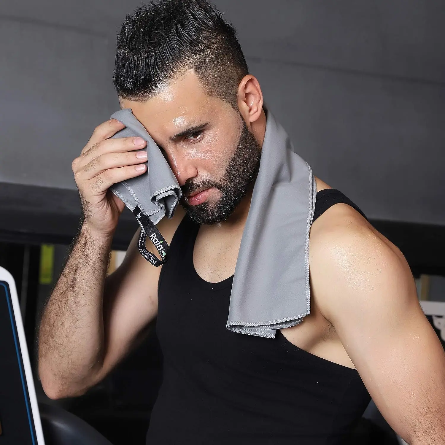 Super Water Absorbent Quick-dry Microfiber Sports Gym Yaga Towel With Loop