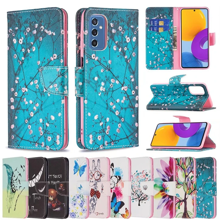 Cartoon Butterfly Bear Wallet Leather Case For Infinix Hot 10 Play Hot 11 NFC 11S 11T NOTE 11 Pro Smart 6 Zero X NEO Phone Cover