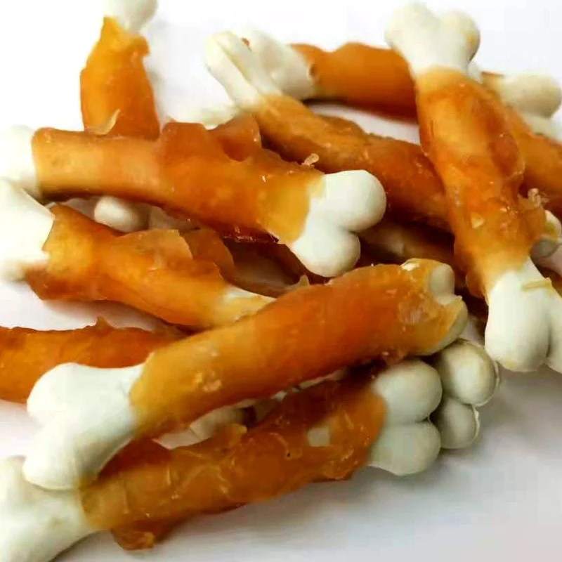 Original OEM dog food, chicken and calcium milk, 100g pet snacks for export