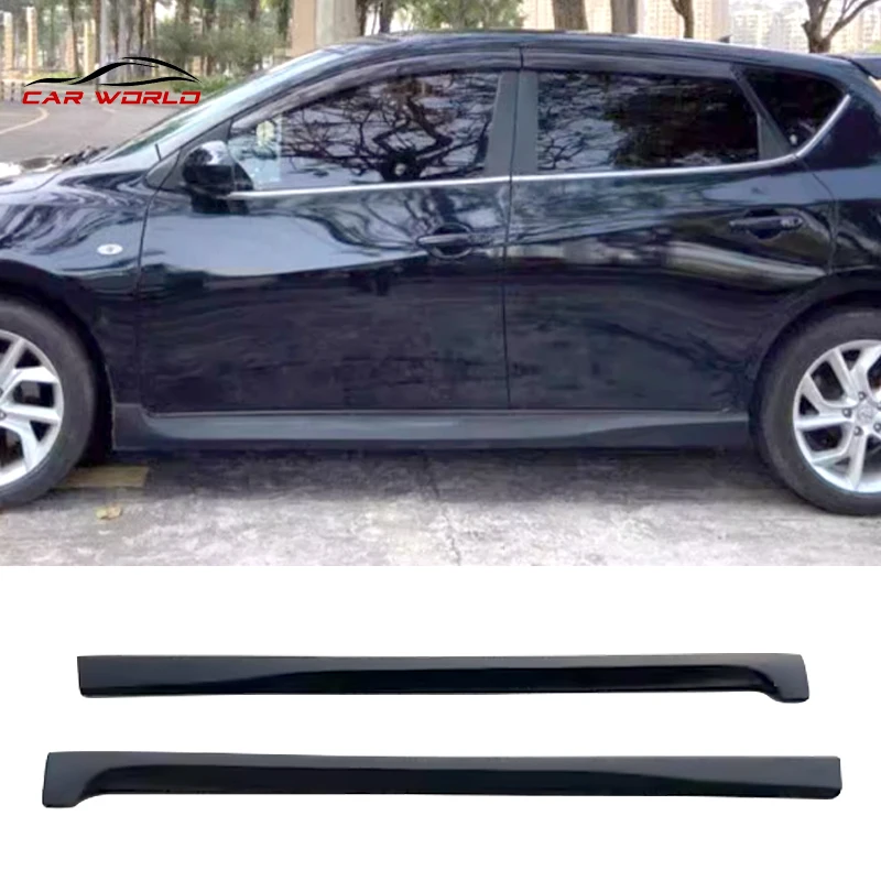 Car Body Kits for nissan tiida 2012 2013 2014 Front Lip Side Skirt ABS Material Rear Diffuser Lip One Exhaust Tip Exterior Parts