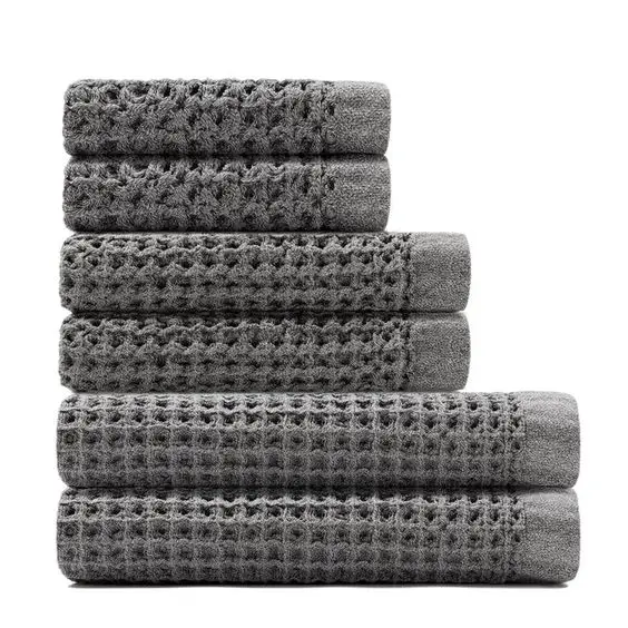 China supplier hot selling high quality organic super soft quick drying custom logo 100% cotton waffle bath towel