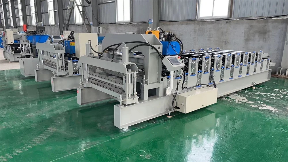 Roof panel making cold roll forming machine metal sheet manufacturing machine trapezoid roof sheet forming machine