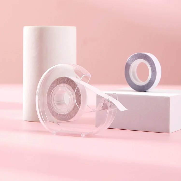 Hot-selling 3 rolls colors snail shape mini stationery tape dispenser