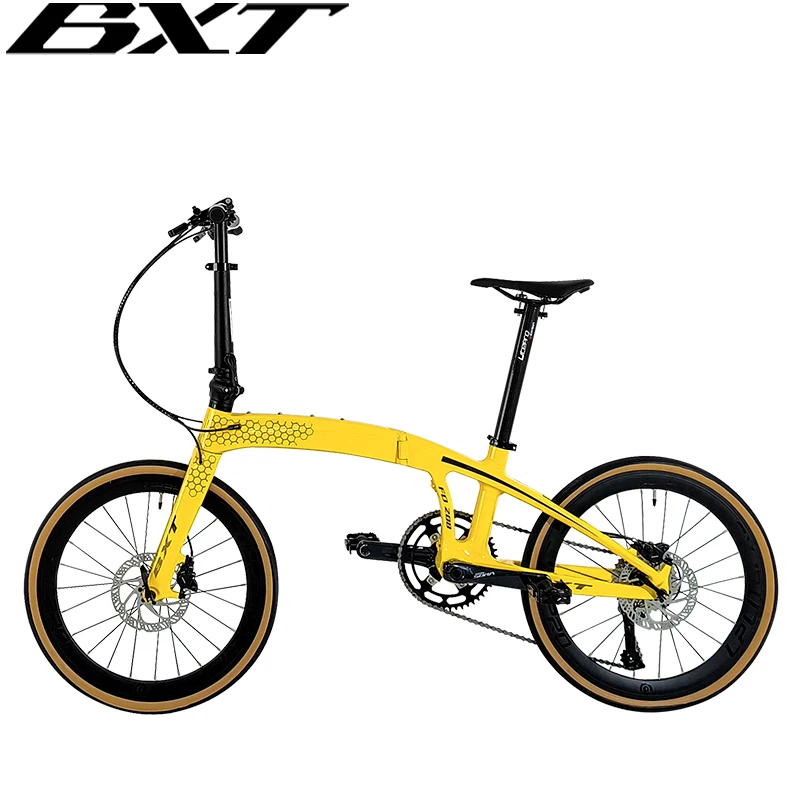 BXT Folding Bike Wholesale Factory 20 Inch Carbon Fiber Lightweight Foldable Bicycle For Work Commuting Fold Bicycle For Adult