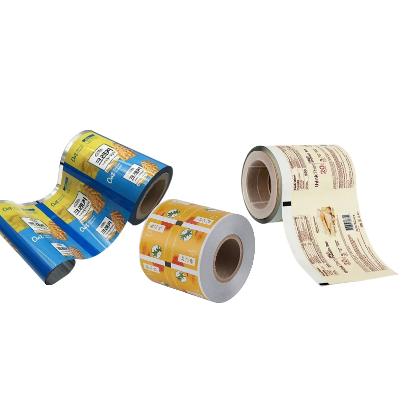 Reusable Plastic Laminated Sachet Packaging Film Roll for Snack