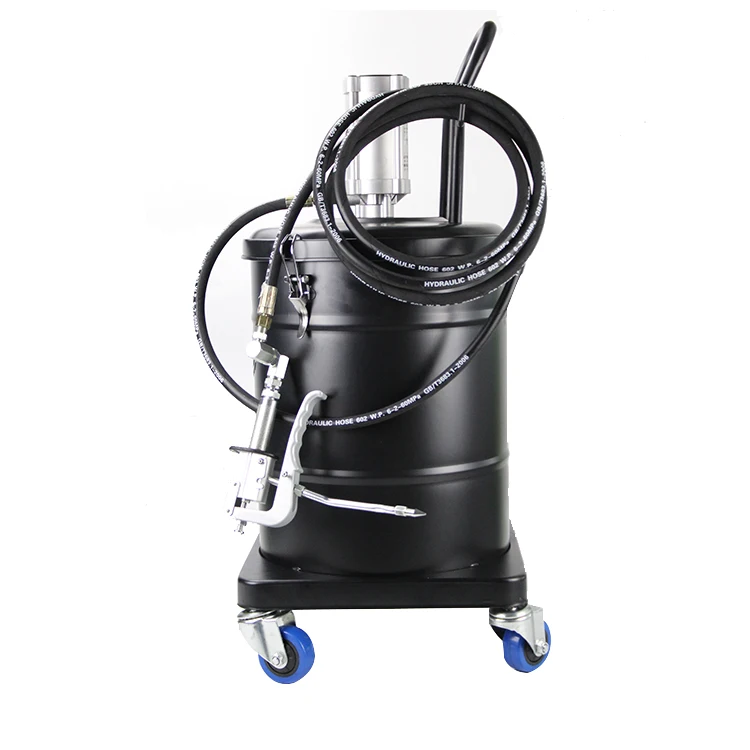 high quality pneumatic grease pump 40Lmovable full set Air operated automatic grease drum pump