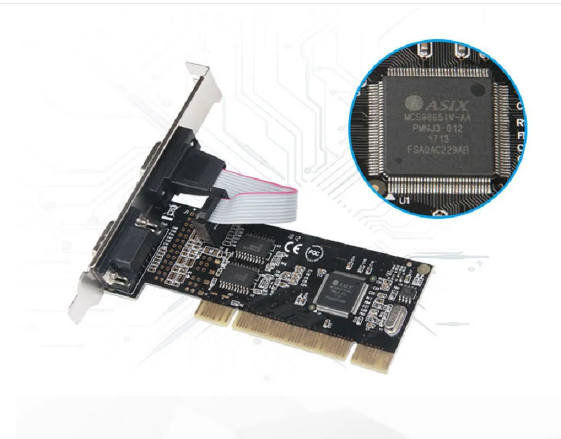 PCI  TO RS232 2 PORTS CONVERTER WCH382 CHIP