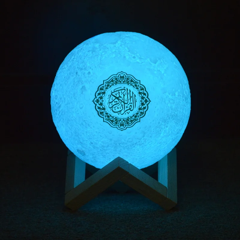  Equantu SQ168 Лунная лампа Коран динамик с переводным приложением светодиодный цифровой mp3