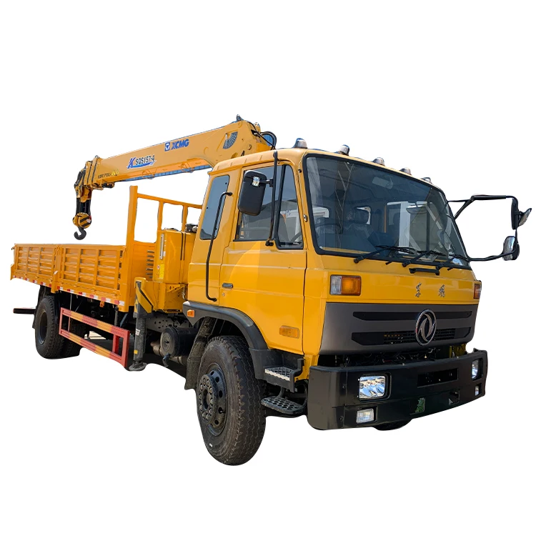 Factory Direct Sales 5 Ton 6.3T Customized Hydraulic Straight Boom Crane Mounted Truck in Tajikistan