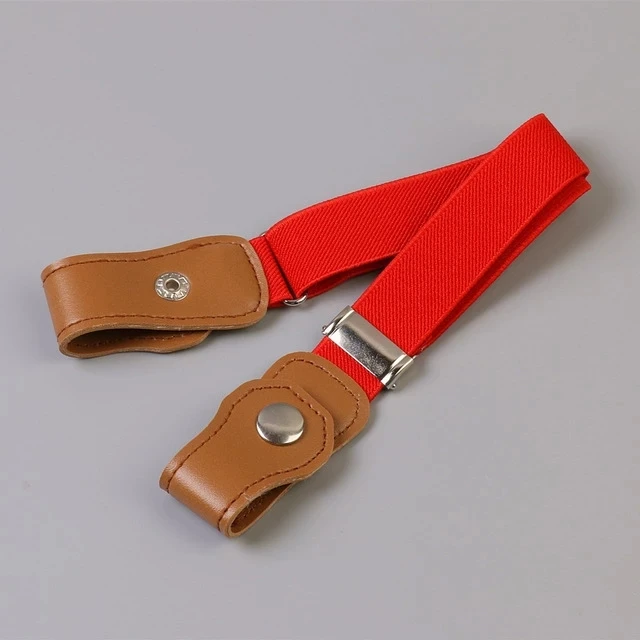 
Jeans Pants Kids Buckle-free Invisible Waist Elastic Belts No Buckle Stretch Belt 