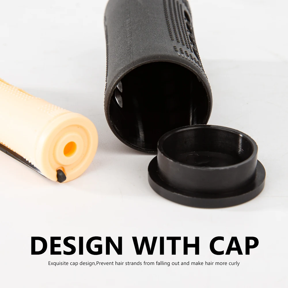 Salon DIY Hair Tools Styling Roller Set Quality 0.7cm-4cm Diameter Curling Rods Hair Rollers Plastic Heatless Hair Curler Set