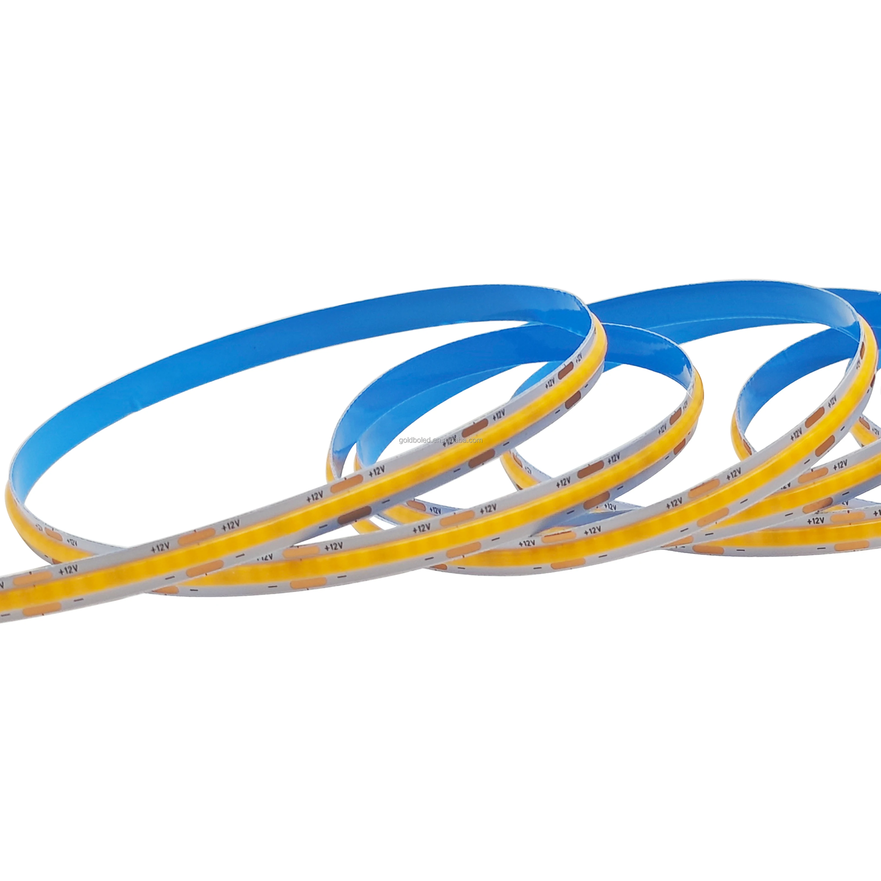 High Cri 90 High Brightness COB led strip tape 12v 24v 320leds/m waterproof IP65 IP67 IP68  cob led strip light