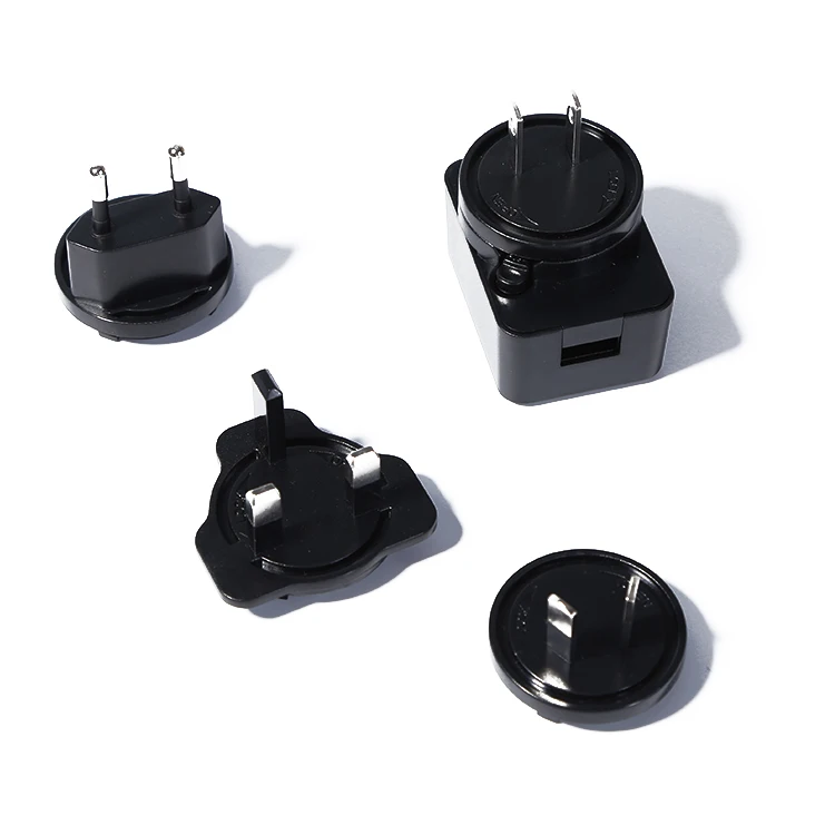 projector use 5v2000mA universal type power adapter 2.4a with interchangeable US/EU/AU/UK plugs