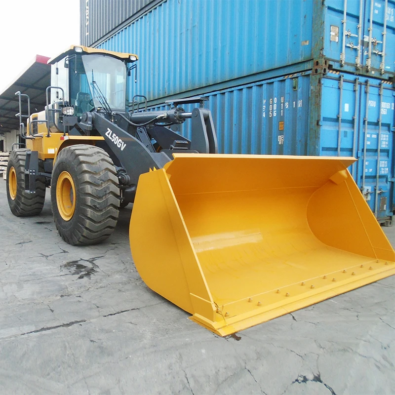 5T Wheel Loader ZL50GV With Big Volume Bucket For Loading Work In South America