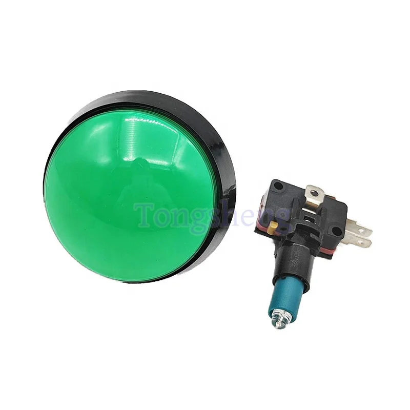 60mm arcade game button Full Color Illumination Dome Push Button Switch Arcade machine Dome Illuminated Push Button