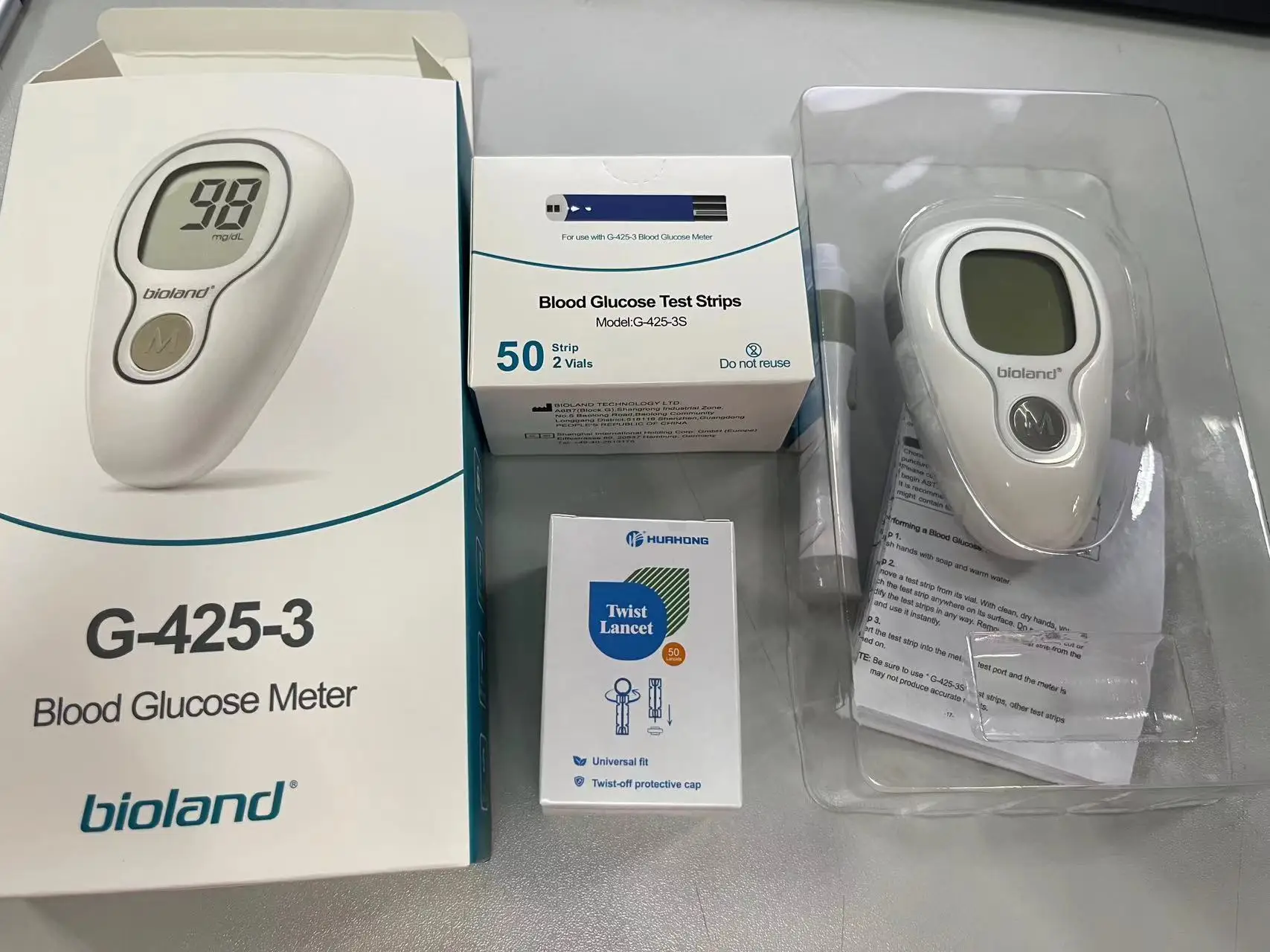 continuous code free blood glucose monitoring accu answer blood glucose test strips kit