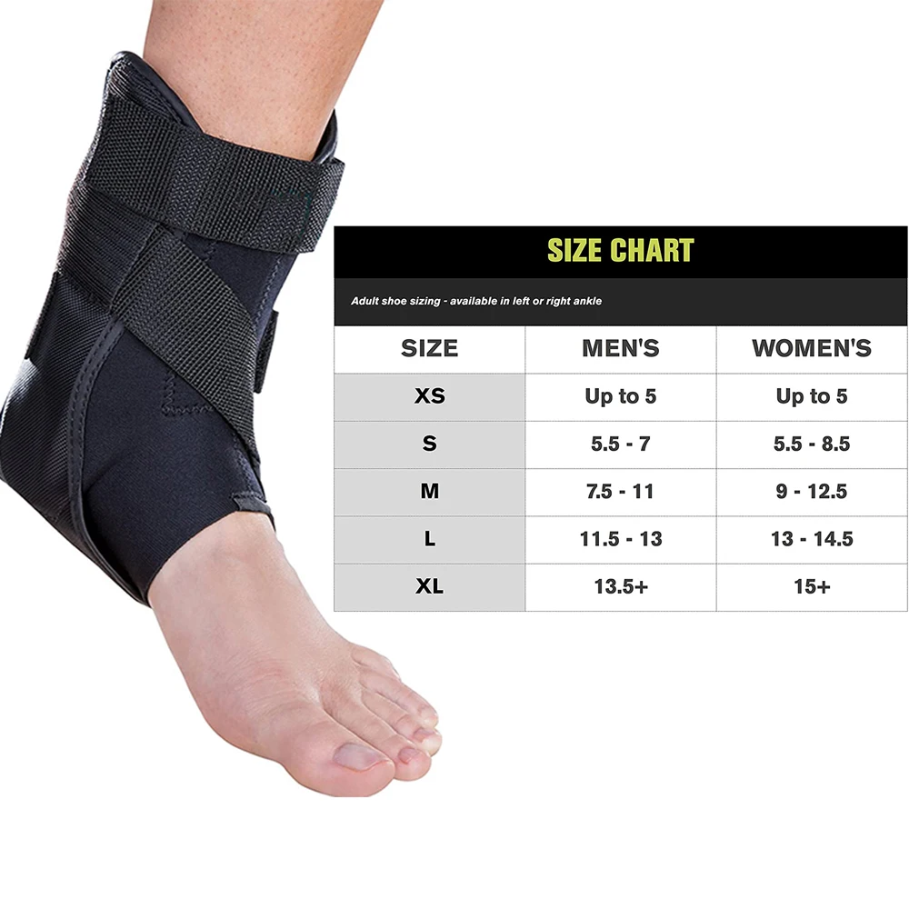 breathable lightweight ankle support brace protector sleeve wraps band compression for swelling broken fibula rolling ankles
