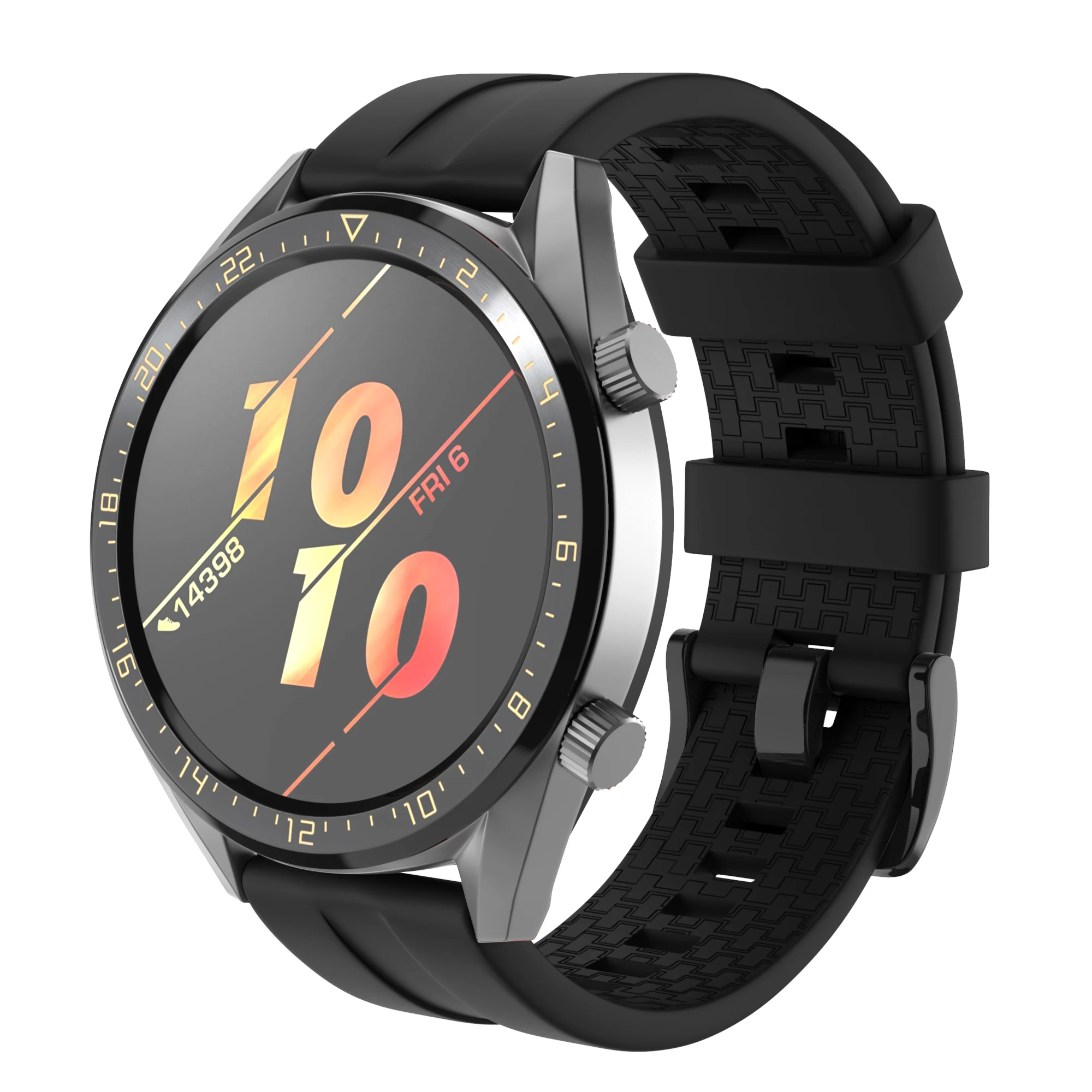 Premium 22mm Luxury Smart Watch Band Waterproofing Breathable Silicone Rubber Straps forSamsung Galaxy S3 46mm