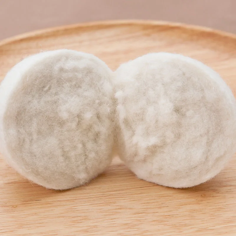Wool dryer balls organic zero waste dryer wool balls cotton wool balls
