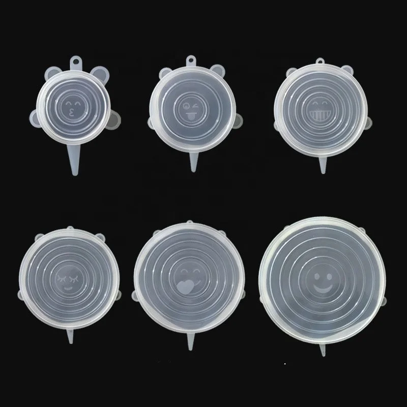 Силиконовая пищевая растягивающаяся пленка, силиконовая растягивающаяся крышка без бисфенола А, Прозрачная силиконовая растягивающаяся Крышка для фруктовой чаши