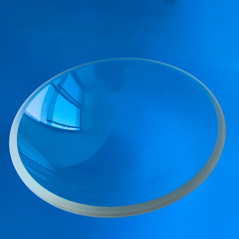 Optical glass dome lens for camera protective cover