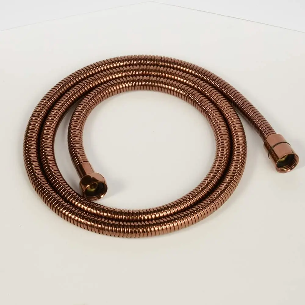 Rose gold Shower Telephone Shaped Brass Ceramic Shower Head set