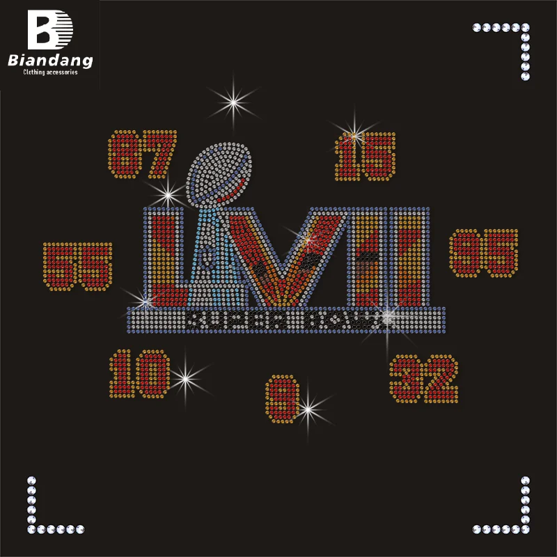 Cincinnati Bengals Wholesale Rhinestone Letter Transfers NFL Team Logo Bling Transfer for T-shirts