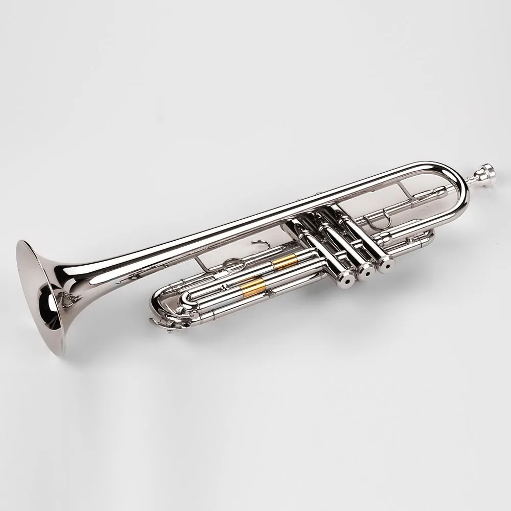 Trumpet Instrument Bb Student Beginner Standard Trumpets Silver