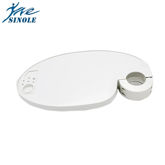 Sinole curved tray suitable for 45mm dental tooth chair column