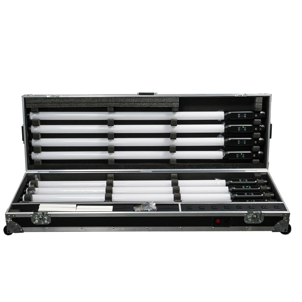 Empty Hard case/Road case with whleels for tube light